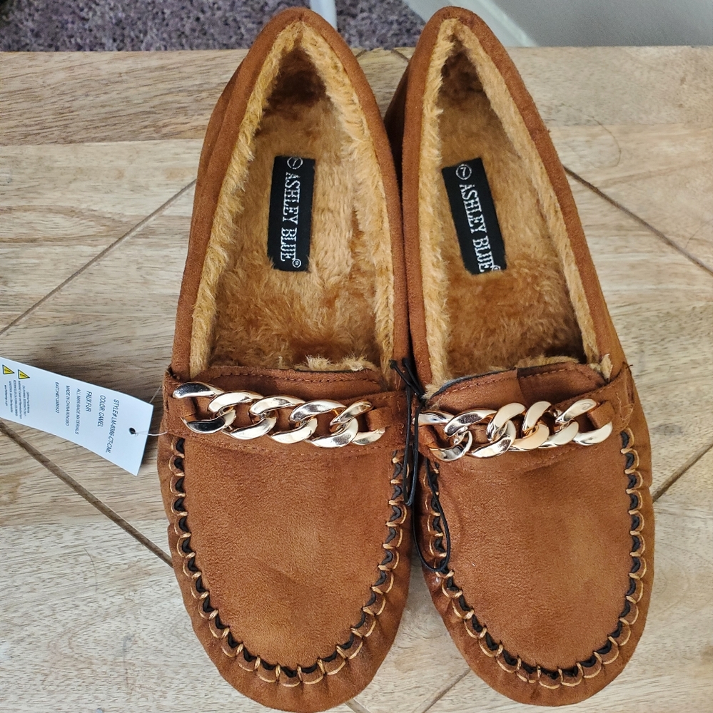 Camel Moccasins